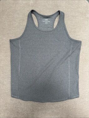 abercrombie kids Grey Ribbed Tank Top